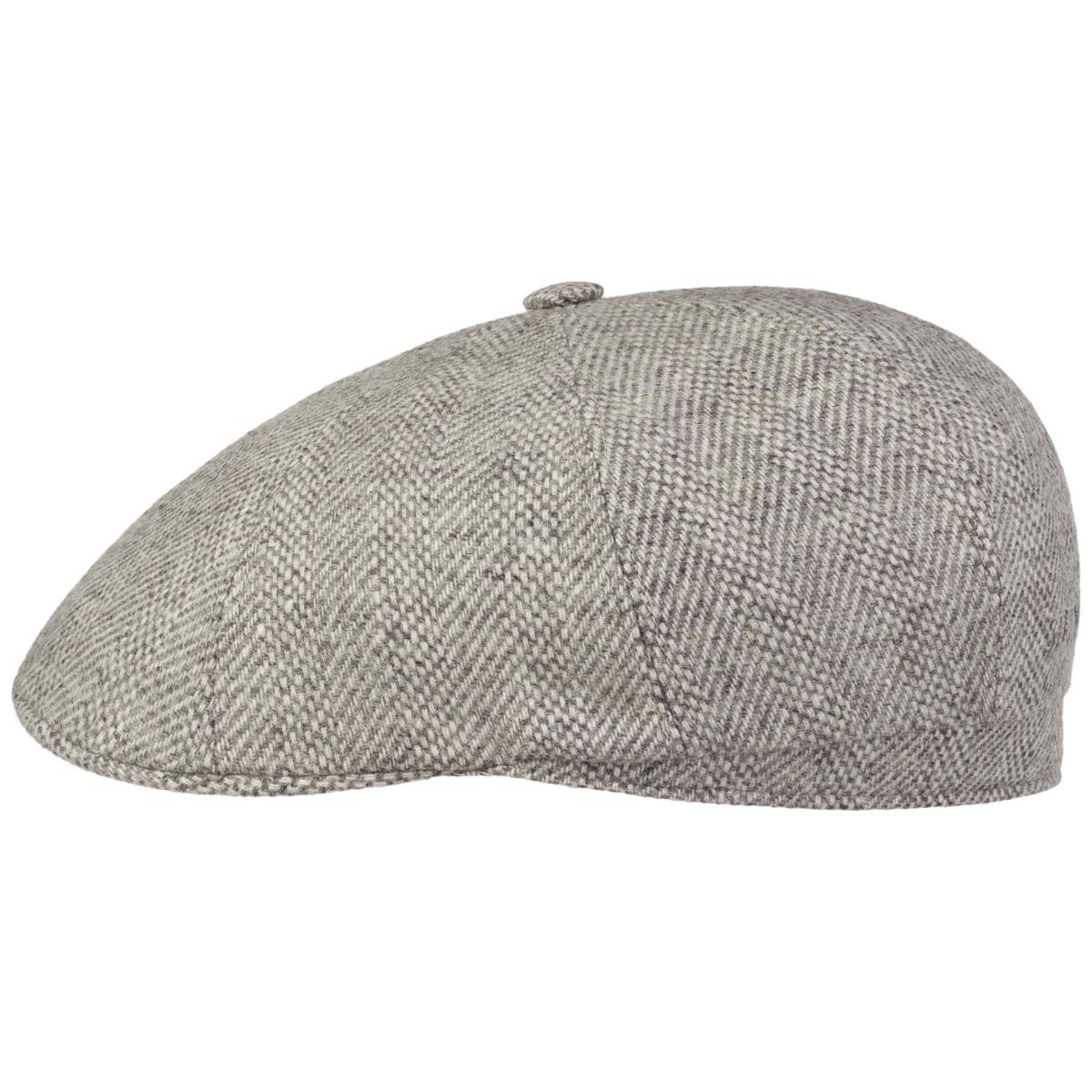 STETSON | 8 Panel Flatcap casquette ballon 100% laine vierge