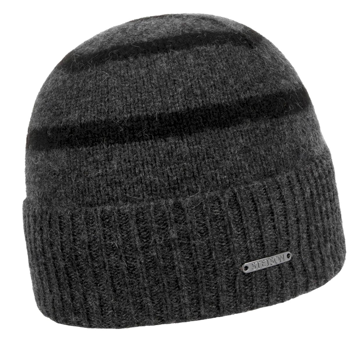 STETSON | Beanie Stripes Bonnet tricot� avec revers