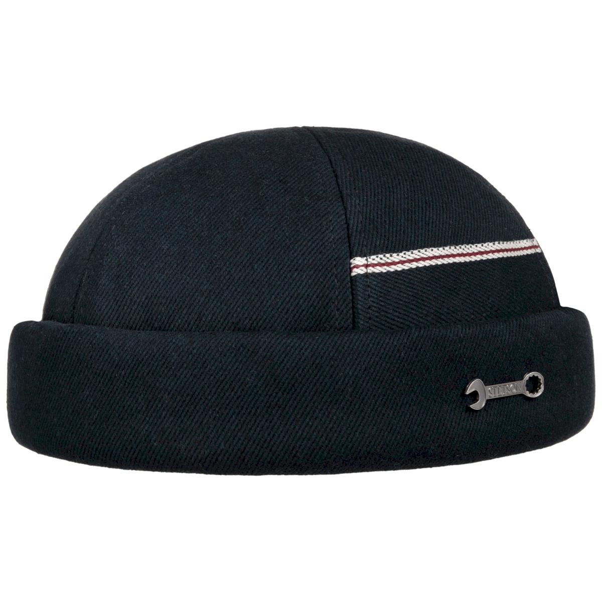 STETSON | Bonnet de docker marin 6 panneaux Denim