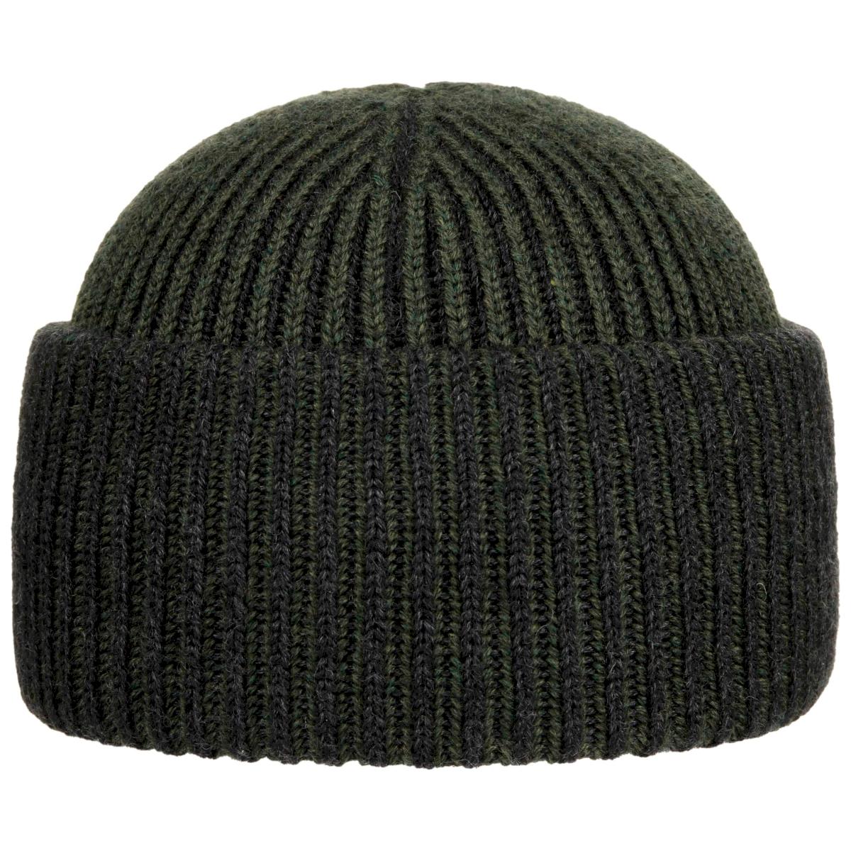 STETSON | Bonnet en tricot c�tel� 100 % laine vierge � revers haut