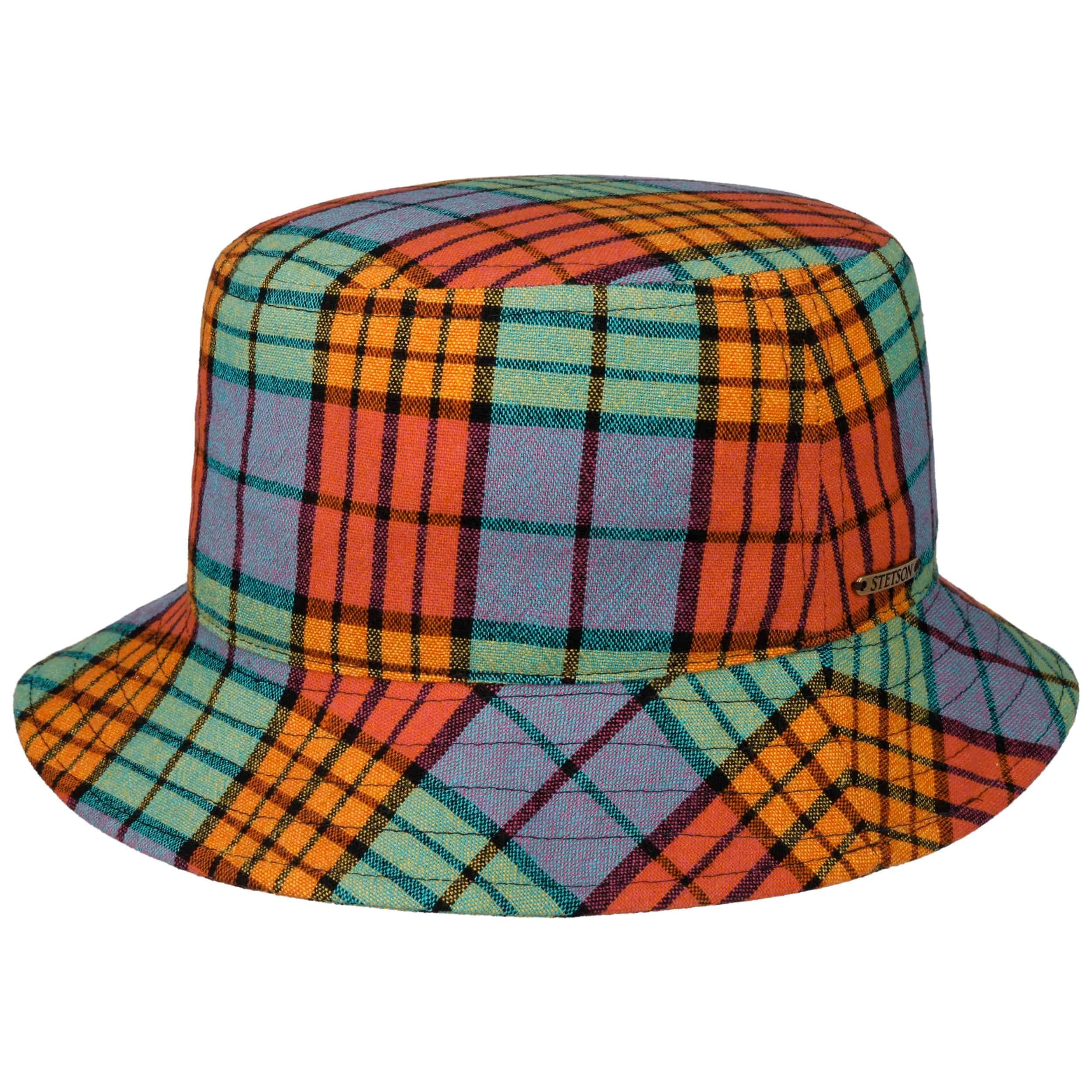 STETSON | Bucket Check Chapeau de p�cheur carreaux color�s