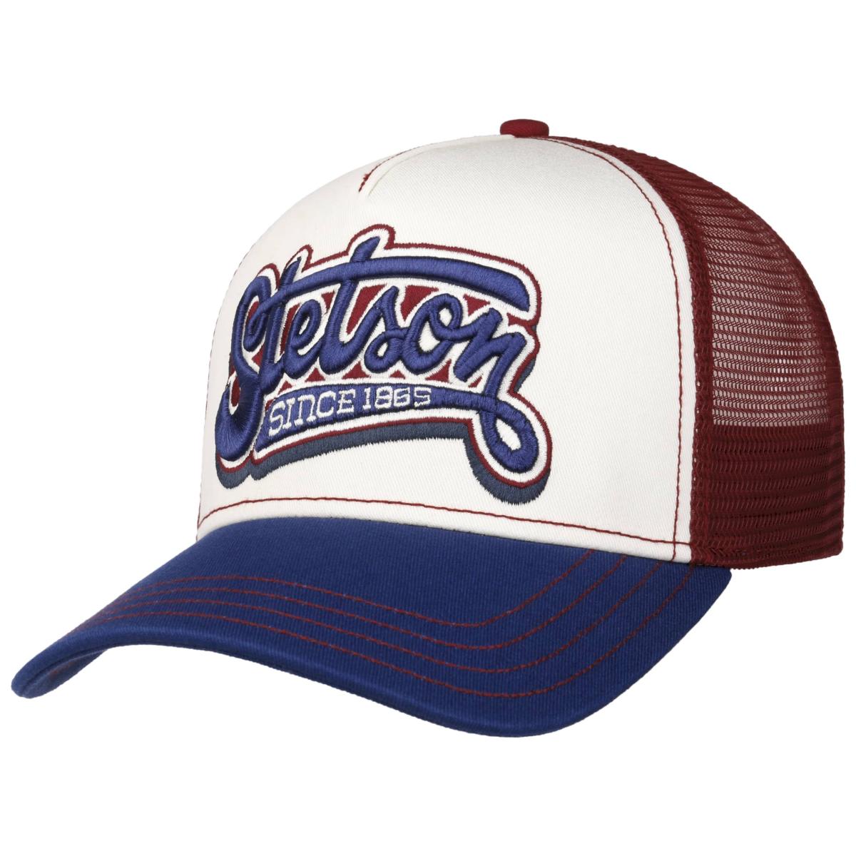 STETSON | Casquette Trucker estivale 6Panels 100 % coton