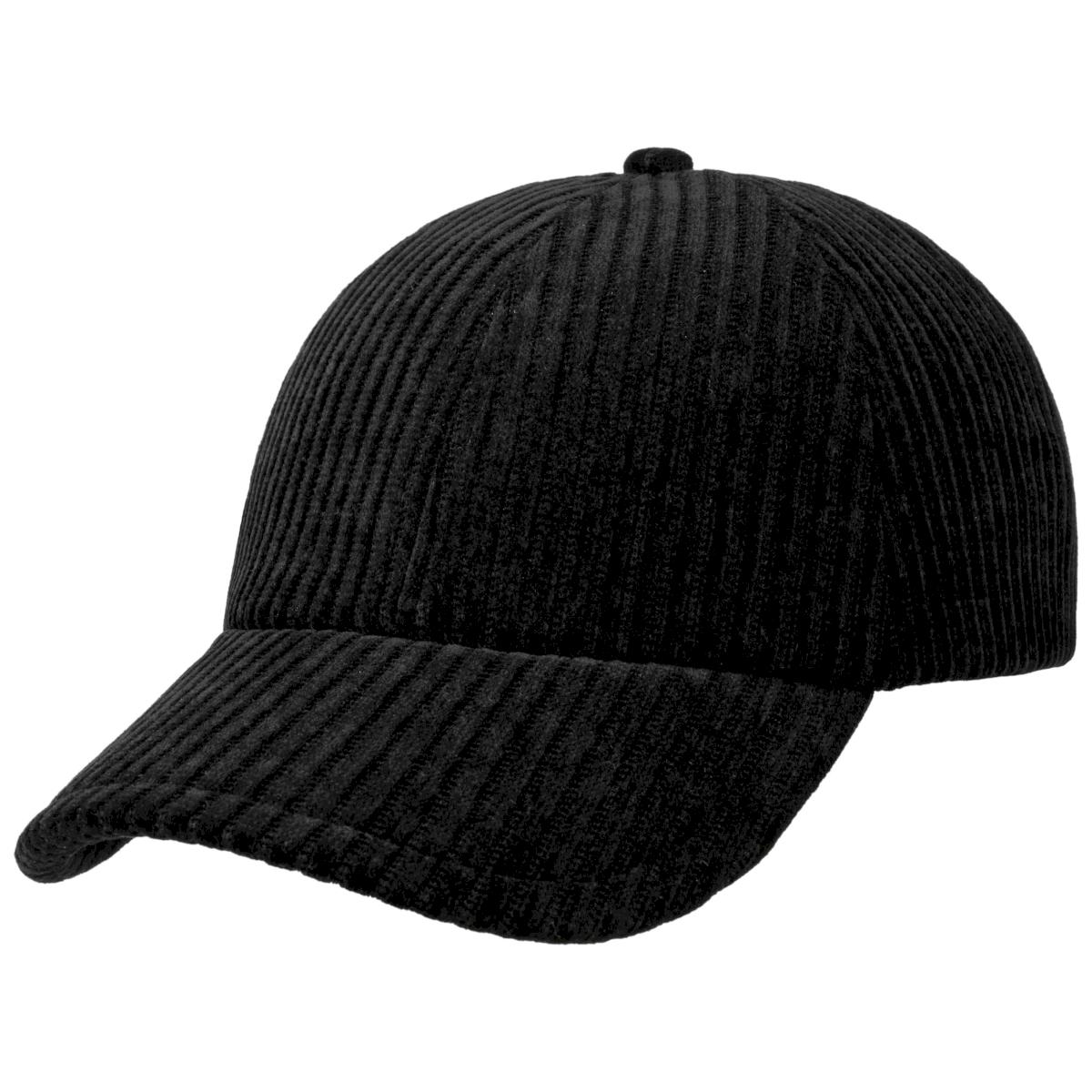 STETSON | Casquette de baseball visi�re velours c�tel� jersey