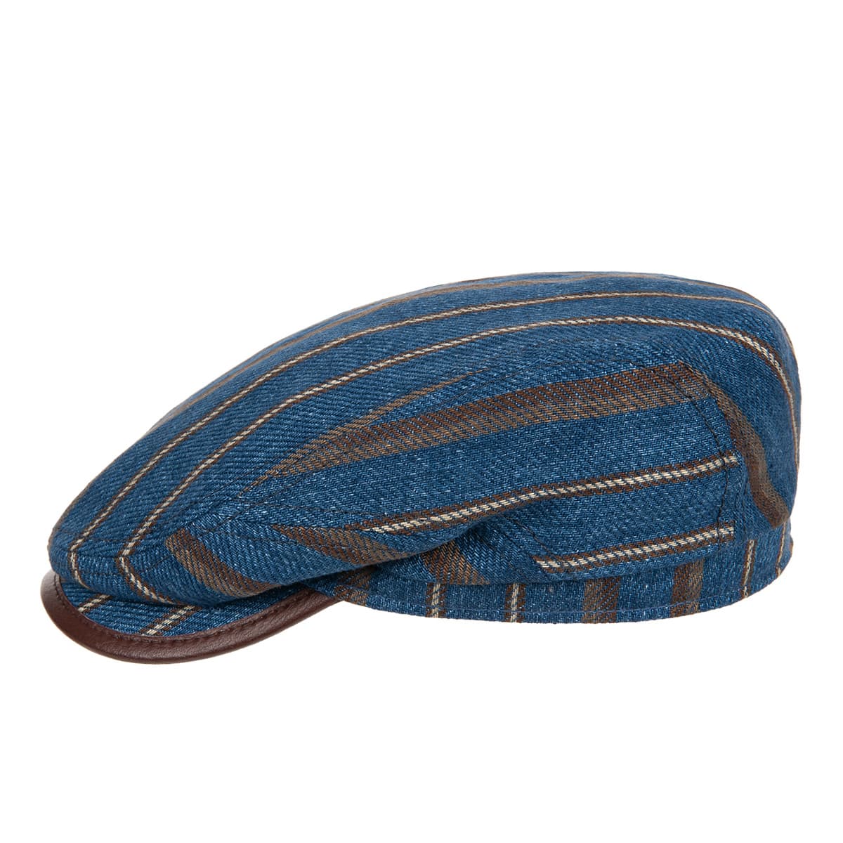STETSON | Casquette pilote homme � rayures lin
