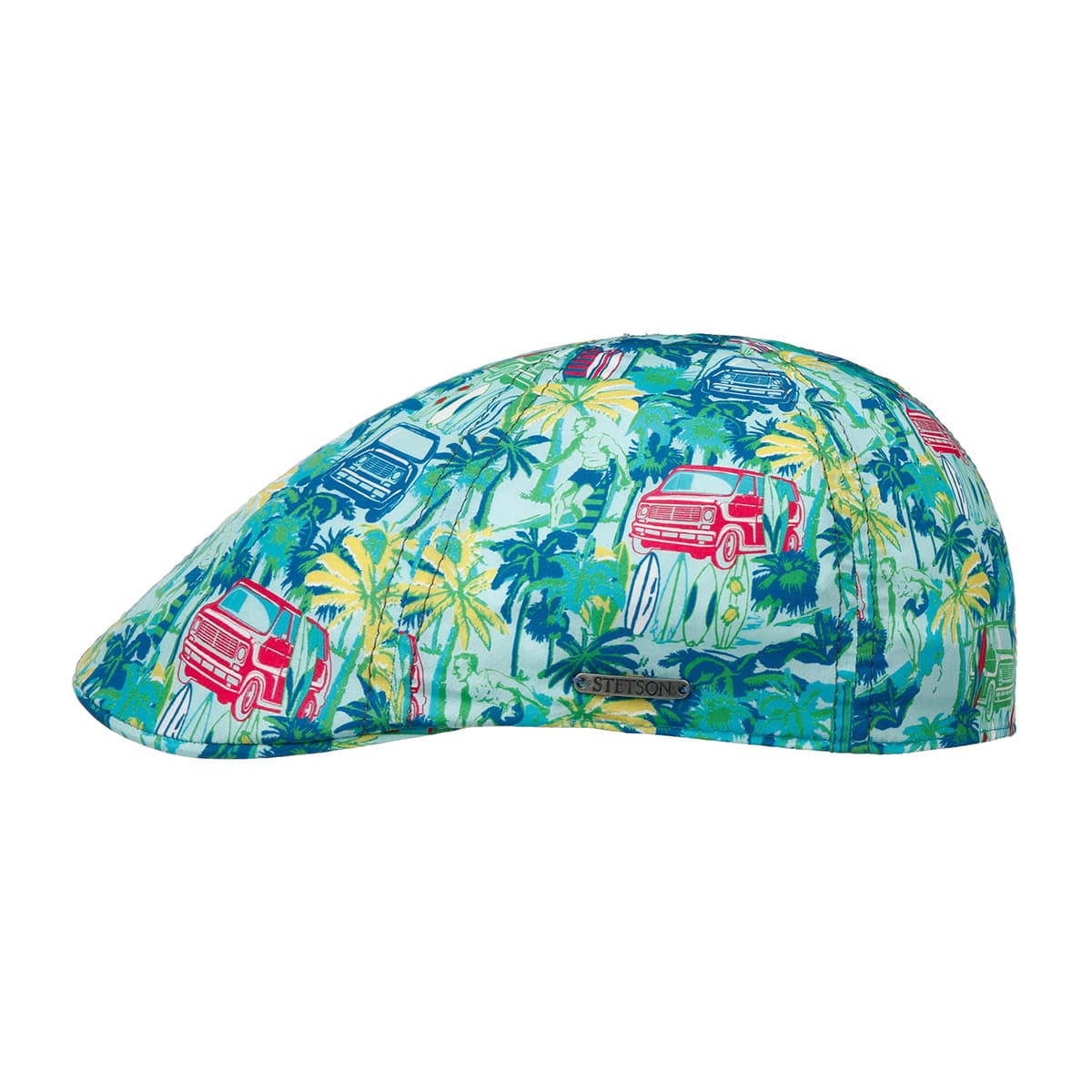 STETSON | Casquette plate Texas Vanlife pour homme avec impression num�rique color�e