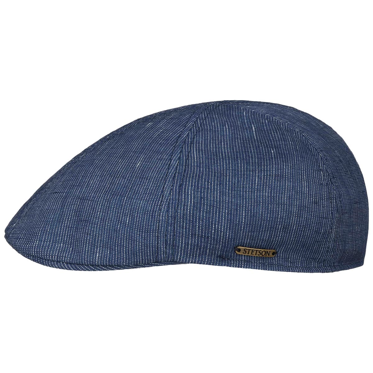 STETSON | Casquette plate Texas en lin avec motif � rayures