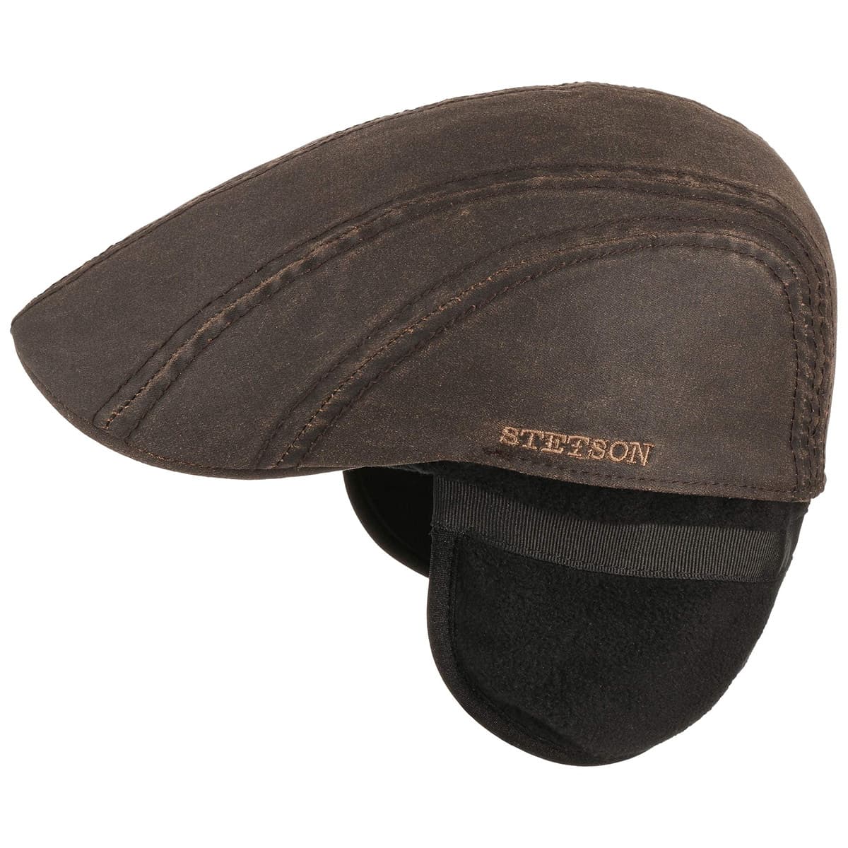 STETSON | Casquette plate avec cache-oreilles pour homme