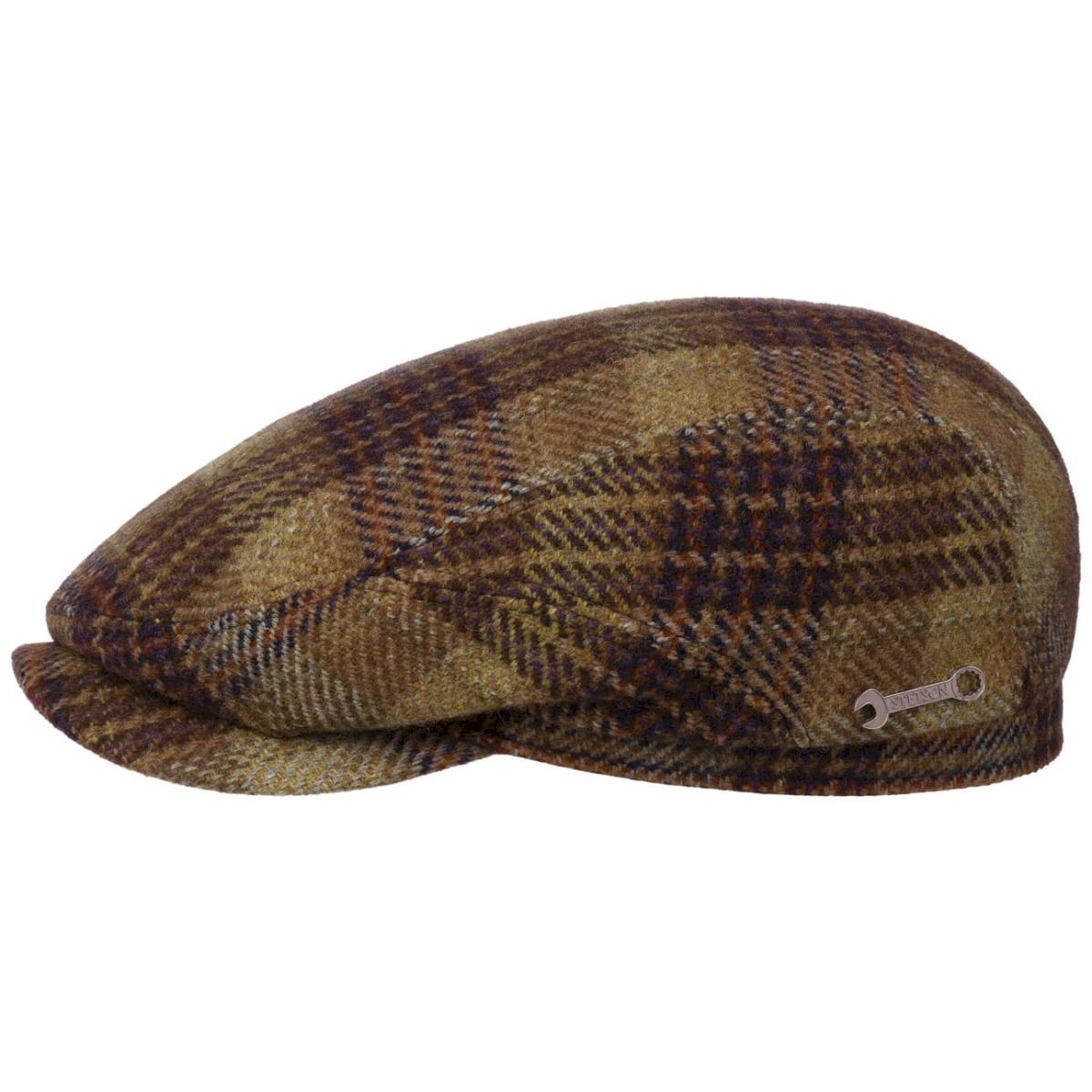 STETSON | Casquette plate � carreaux pour homme Driver