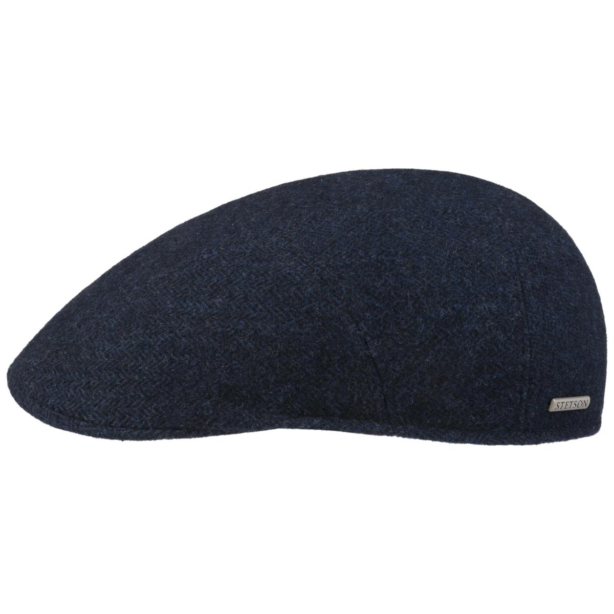 STETSON | Casquette plate � chevron pour homme une pi�ce