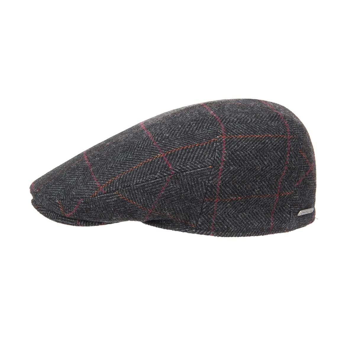 STETSON | Casquette plate classique pour homme avec un motif � chevrons