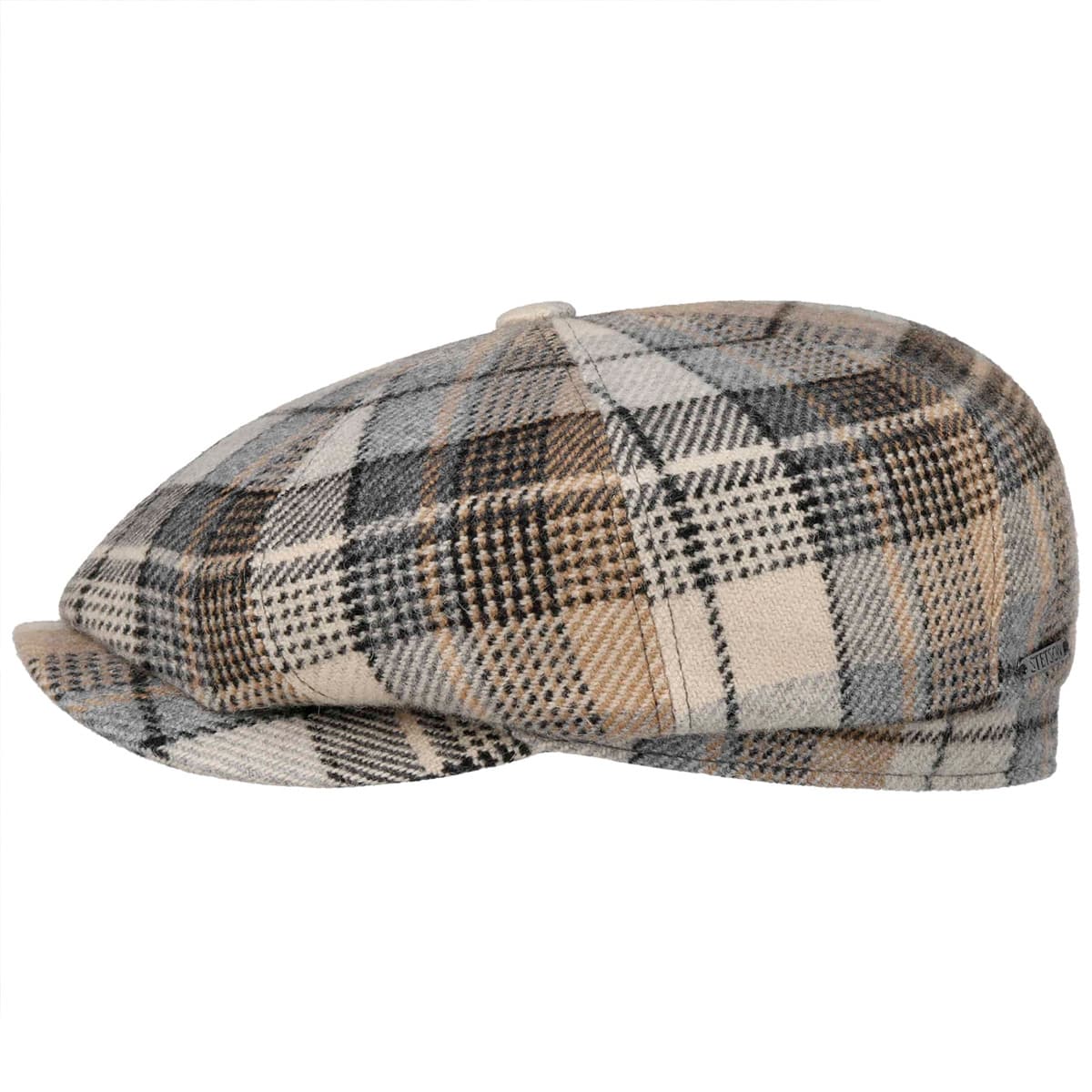 STETSON | Casquette plate en laine pour hommes 8 pi�ces