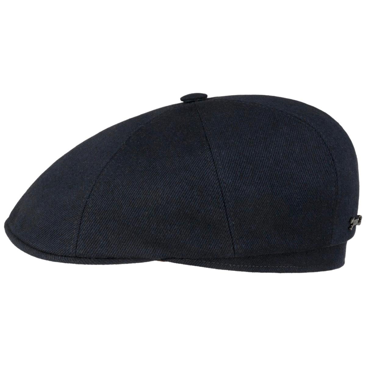 STETSON | Casquette plate � huit panneaux en pur coton