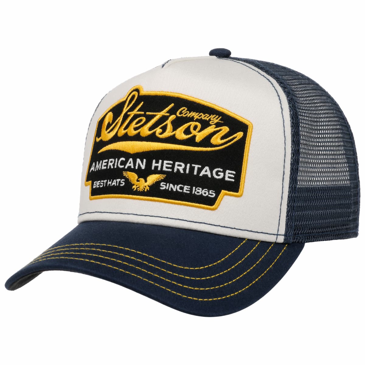 STETSON | Casquette trucker � visi�re American Heritage