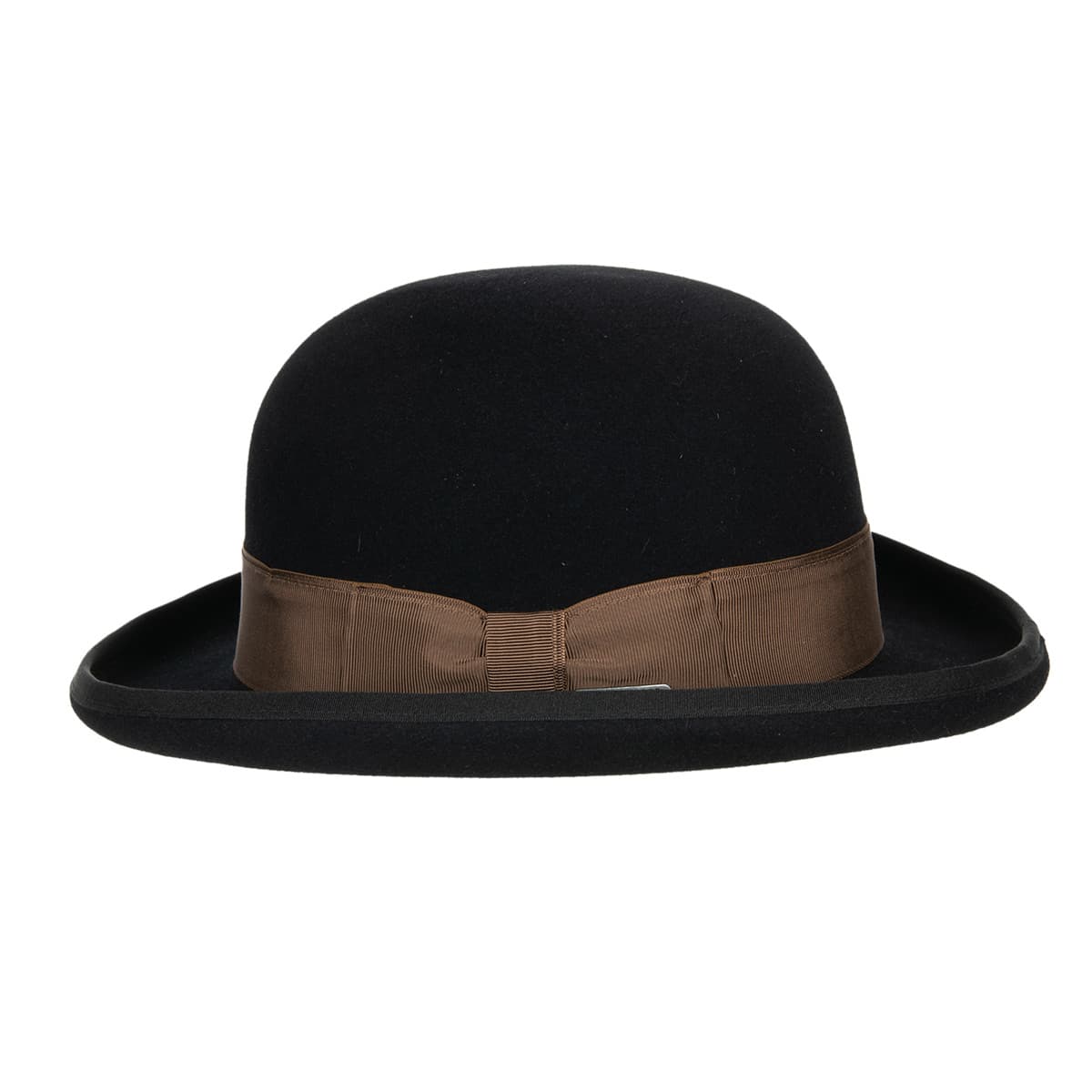 STETSON | Chapeau bowler noble en fourrure avec ornementation fine en reps