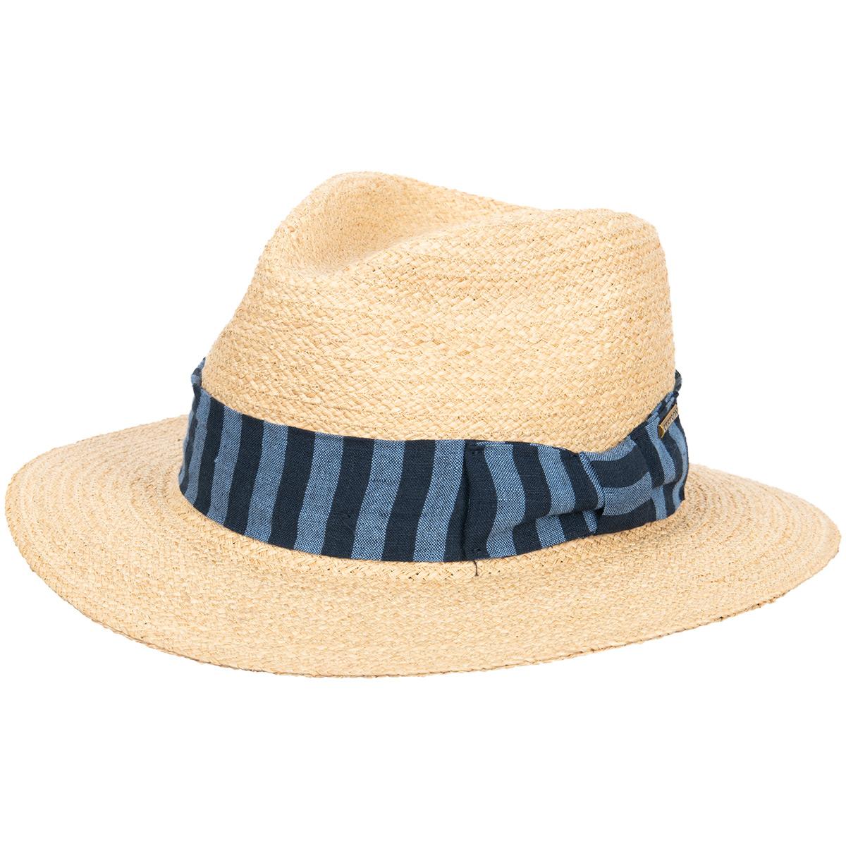 STETSON | Chapeau de soleil �l�gant pour hommes Traveller en palme de raphia