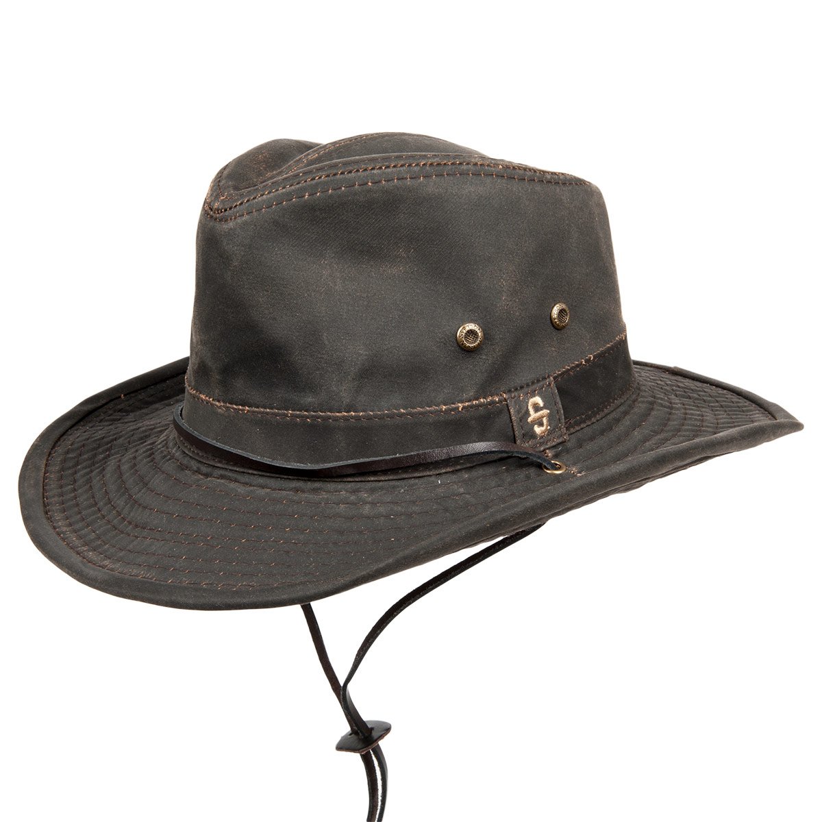 STETSON | Chapeau imitation cuir Diaz Cotton � bord large