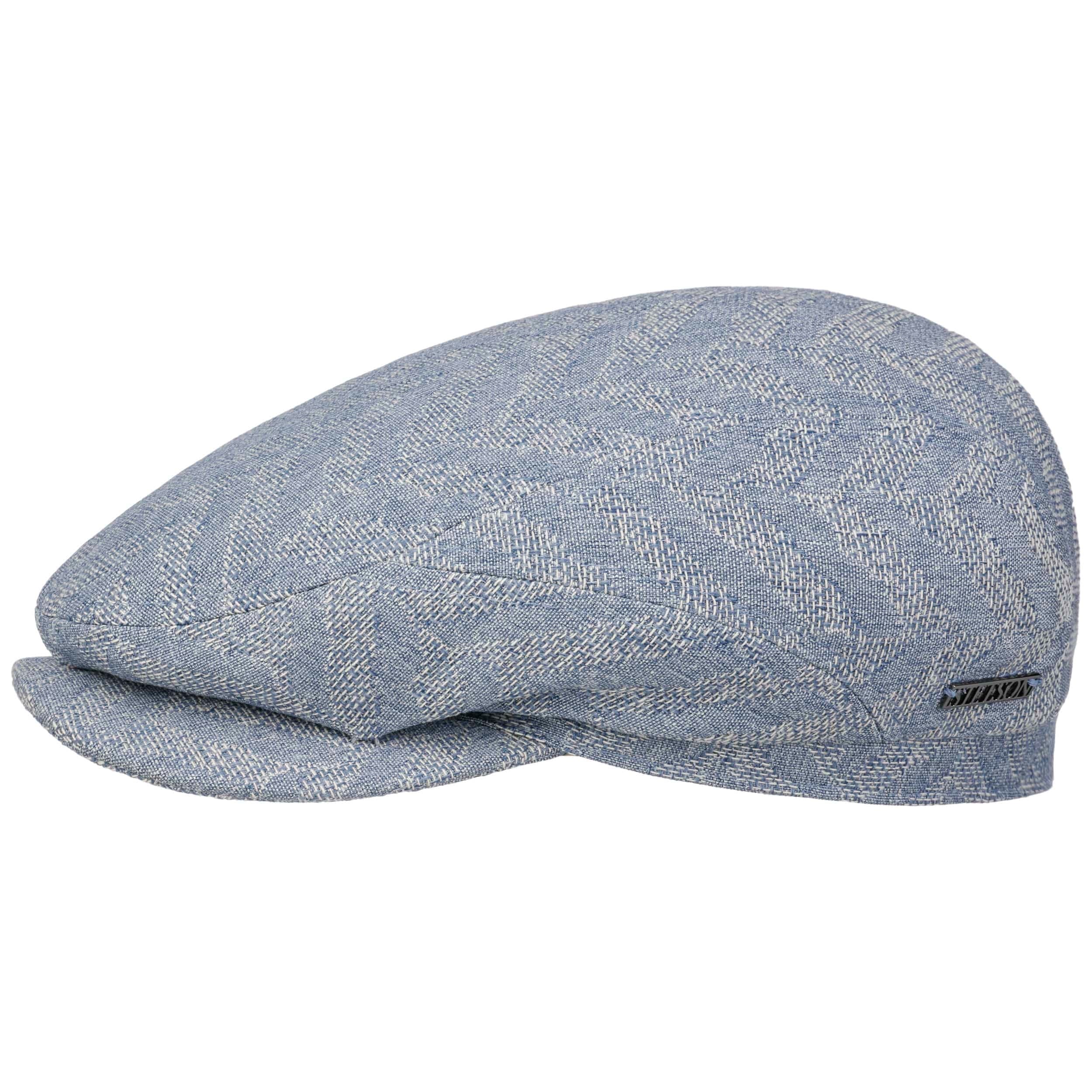 STETSON | Chapeau plat en coton avec motif � chevrons