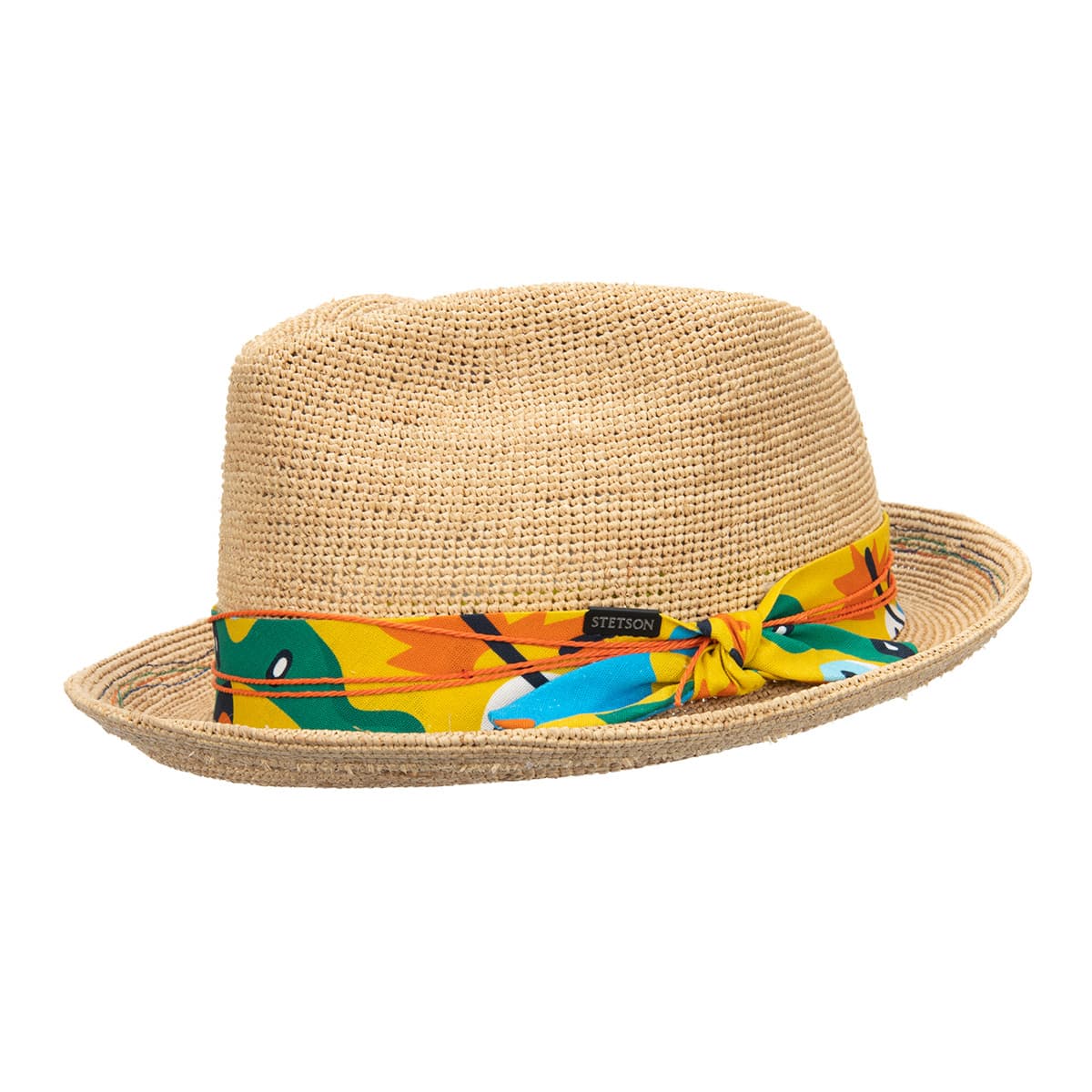 STETSON | Chapeau raphia Player crochet� pour hommes
