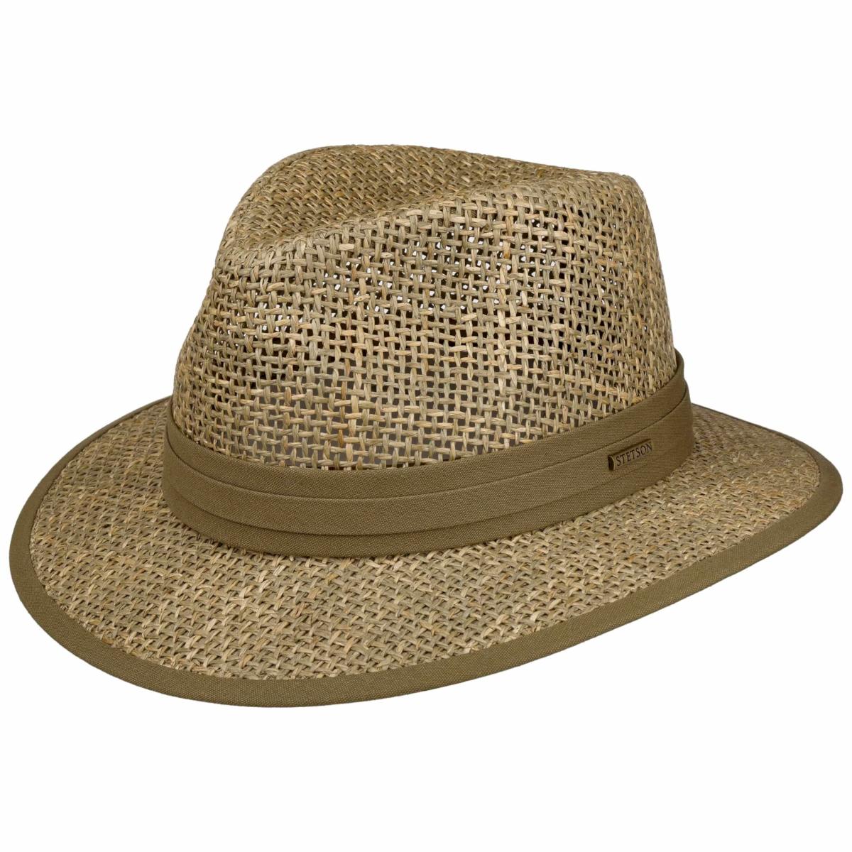 STETSON | Chapeau tress� Traveller en jonc de mer