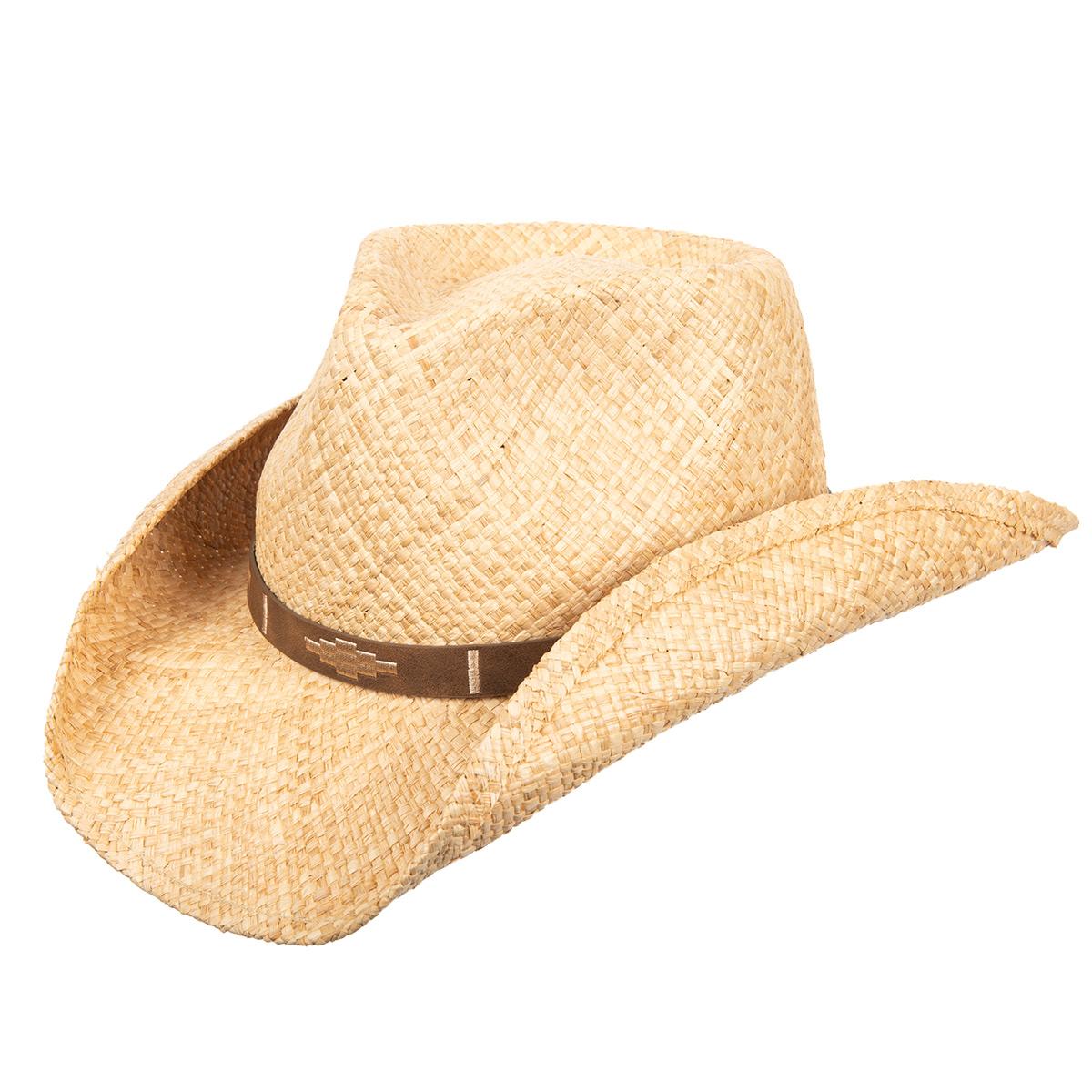 STETSON | Chapeau western en paille naturelle