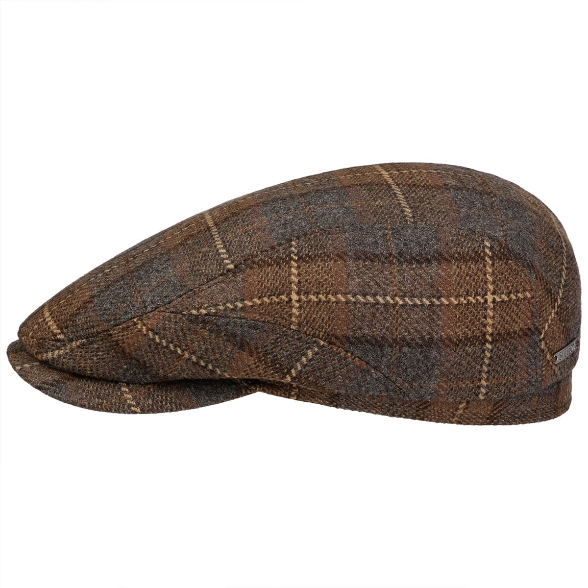 STETSON | Driver Cap Check Wool Cashmere
