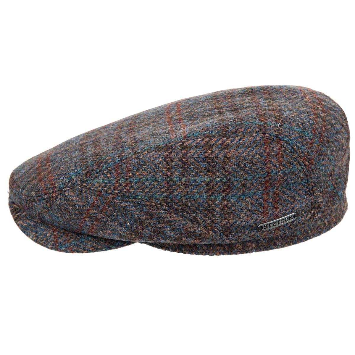 STETSON | Flatcap Driver Cap Harris Tweed