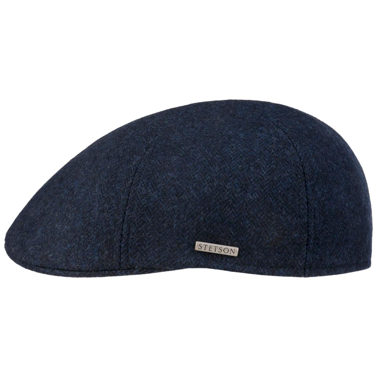 STETSON | casquette plate homme 6 pi�ces en laine m�lang�e