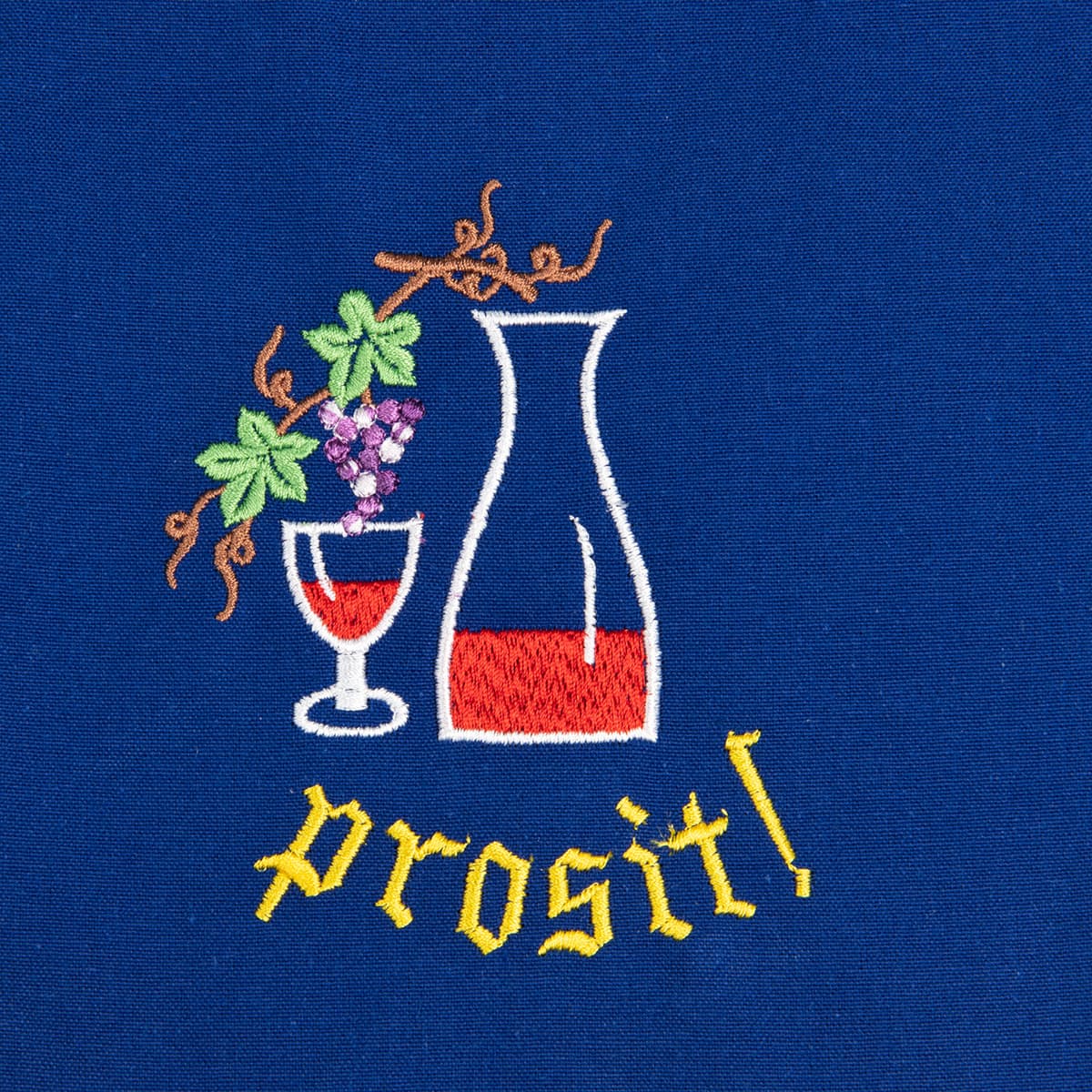 Tablier bleu avec motif : Prosit