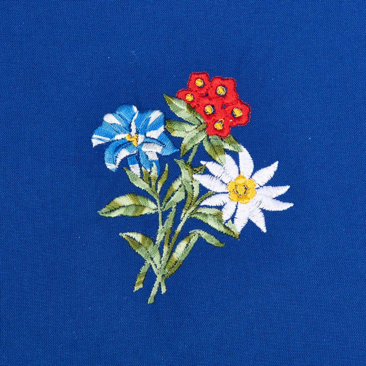 Tablier bleu traditionnel du sud du Tyrol
