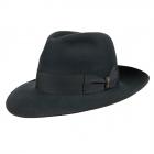 chapeau classique BORSALINO � large bord anthracite