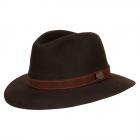 Chapeau sign� BORSALINO, en feutre de lapin avec garniture sportive, Bestseller marron