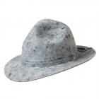 Chapeau en feutre tyrolien by Hutter Chapeau � bord large en feutre de laine original de HUTTER gris