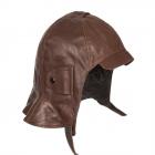 HUTTER | casquette cabriolet femme et homme en cuir nappa marron