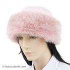 Casquette pour femmes avec garniture imitation fourrure 