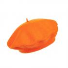HUTTER | b�ret basque en laine pour hommes et femmes orange