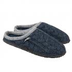 GIESSWEIN | Pantoufles pour adultes, mod�le Neudau, avec un magnifique motif tress� bleu