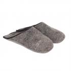 Chaussons Couvre-chaussures en feutre Schlosspantoffel en feutre anthracite