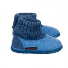 GIESSWEIN | Chaussons pour enfants mod�le Kramsach avec semelle antid�rapante bleu