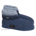 GIESSWEIN | Chaussons pour adultes mod�le Baumkirchen avec semelle antid�rapante bleu fonc�