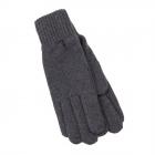 Gants tricot�s en laine m�rinos extra-fine pour femmes anthracite
