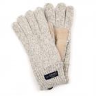 Gants tricot�s pour femmes Doublure Thinsulate et paume renforc�e gris clair