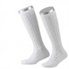 Chaussettes enfants BW motif ajour� blanc