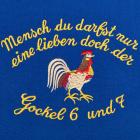Tablier bleu