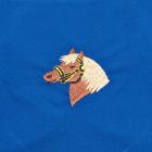 Tablier pour enfants avec motif "Cheval&quot ; bleu