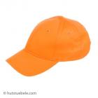 casquette � visi�re casquette de baseball by Hutter casquettes l�g�res en coton � r�gler � l'arri�re orange