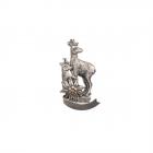 Epingle pour chapeaux et manteaux avec chamois et edelweiss original
