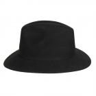 HUTTER | Chapeau feutre ext�rieur haut de gamme sans d�coration noir