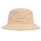 HUTTER | Chapeau en tissu hydrofuge doubleface camel