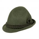 HUTTER | Chapeau de chasseur outdoor en feutre de laine de premi�re qualit� avec triple cordon de la vert