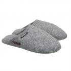 Pantoufles de Giesswein mod�le Tino avec entr�e plate et semelle antid�rapante - best-seller ! gris